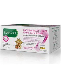 FARMAKOL Matična mliječ Junior - ampule 500mg