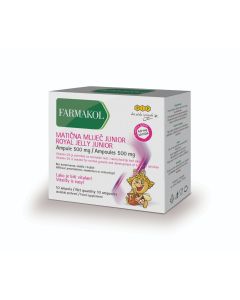 FARMAKOL Matična mliječ Junior - ampule 500mg